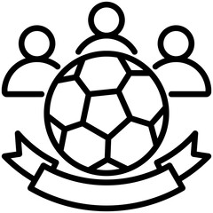 Obraz premium Sport Team Icon