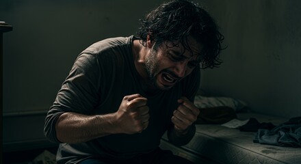 Desperate Cry: A Man's Anguish in Darkness