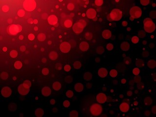 Abstract red bokeh lights background texture