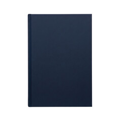 Plain navy blue hardcover book