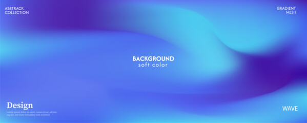 abstract blue background with wave