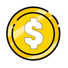 Turning Coins into Dreams: How the Golden Dollar Sign Represents Ambition, Success, and Financial Growth