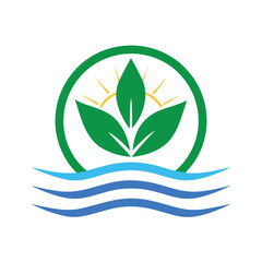green leaf logo