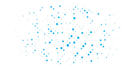 Light blue green vector layout with circle shapes. Blurred decorative design in abstract style with bubbles. Template for your brand book.