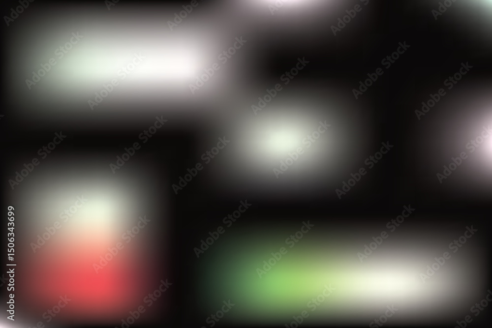 Poster abstract colorful light with bokeh design