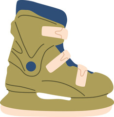 Professional hockey Skate vector illustration