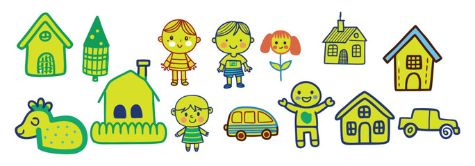 vector illustration for children