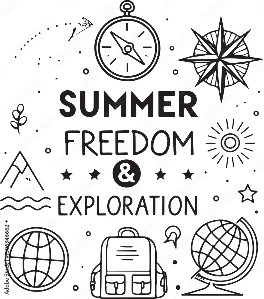 Poster a global network symbol set of vector earth map icons