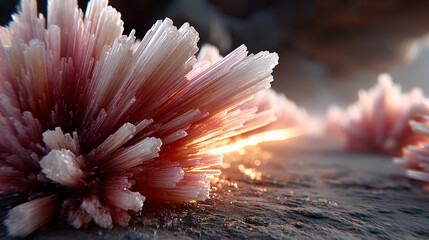 Obraz premium Abstract background of radiant, sparkling crystal shards. Reflective and multi-angled surfaces create a luminous, gem-like texture. Perfect for luxury, elegance, and futuristic design themes.