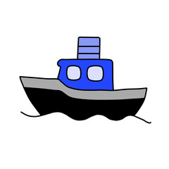 Big transportation  colored. Coloring book to educate preschool kids with easy kid educational gaming and primary education of simple game level of difficulty.