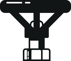 Valve for industrial system vector illustration