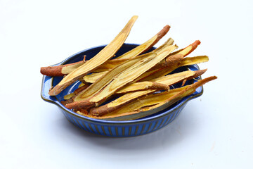Liquorice root herbs, herbal slices
