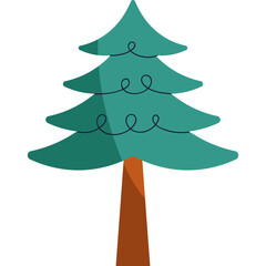 Peaceful Pine Tree in a Natural Landscape