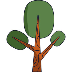 A Peaceful Tree Illustration for Nature Designs