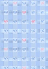 Cute ribbon illustration pattern picture background
