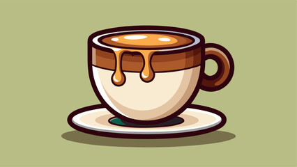 Realistic vector set of elements (coffee beans background, coffee cup, a coffee splash,
