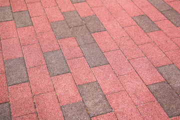 Pavement brickwork in Tokyo Japan