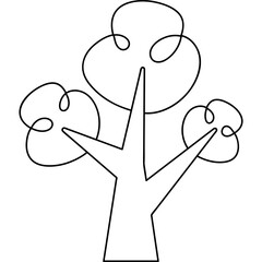 A Peaceful Tree Illustration for Nature Designs