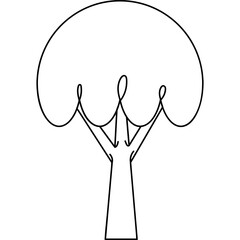 A Peaceful Tree Illustration for Nature Designs