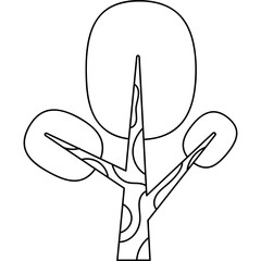 A Peaceful Tree Illustration for Nature Designs