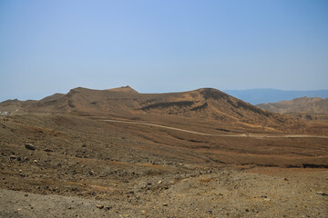 March 25 2025 Landscape with Remote Huts and Clear Blue Sky, Japan