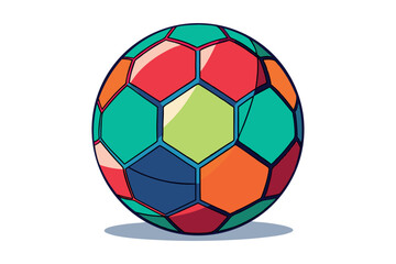 Fototapeta premium colorful soccer balls