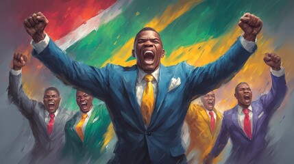 South Africa Freedom Day  Joyful Celebration  Unity  and Patriotism