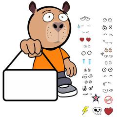capybara kid expressions pack collection in vector art