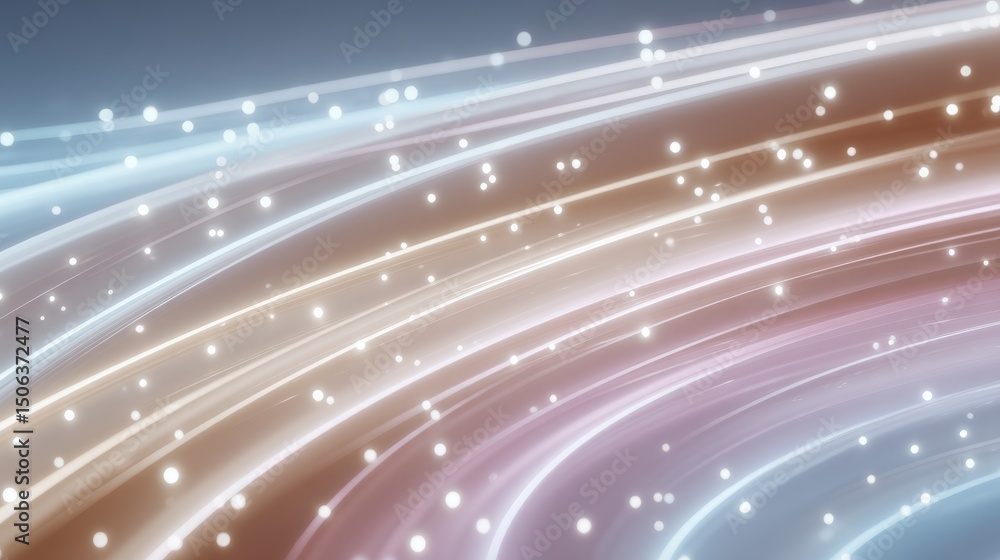 Poster abstract light streaks background soft dynamic design