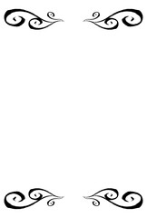 飾り枠のフレームイラスト