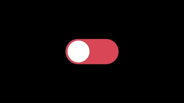 Minimalist On Off Toggle animation