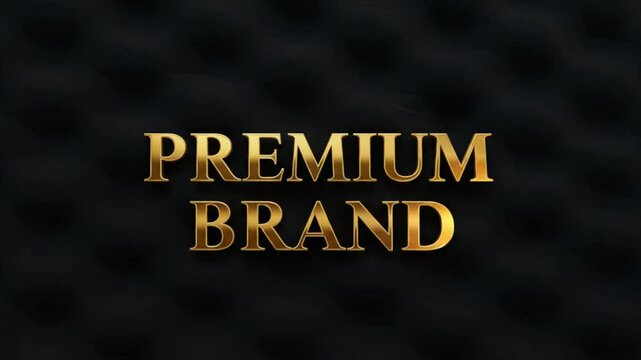 Premium Gold Text Effect for Luxury Branding