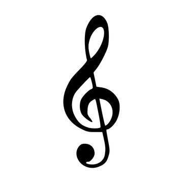 classic g-clef musical vector
