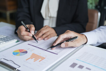 Business People Meeting Design Ideas professional investor working new start up project. Concept. business planning in office