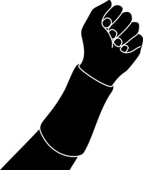 Handball sweatband silhouette vector