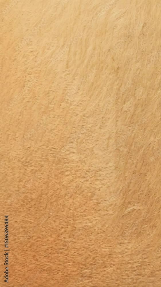 Poster detailed close-up of a rough, textured brown surface displaying a pattern of fine, interlaced fibers