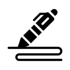 pen glyph icon