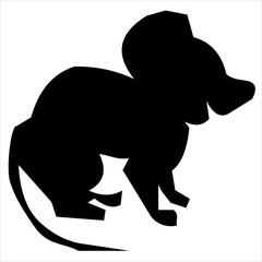 mouse black icon.eps