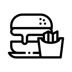 burger line icon