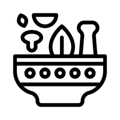 ingredients line icon
