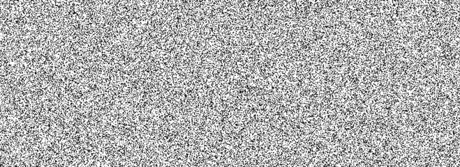 Rough grain snow overlay background. Black random noise texture. Abstract grungy grit dotted wallpaper. Distressed gritty dust backdrop with speckles, particles, drops, specks, flecks. Vector