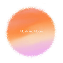 Watercolor Circle Background in Soft Orange and Purple Gradient for Feminine and Elegant Design