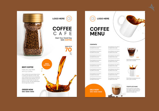 Coffee Cafe Design Flyer