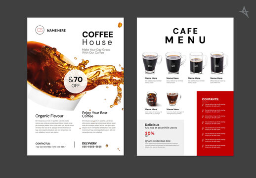 Coffee Shop Design Flyer