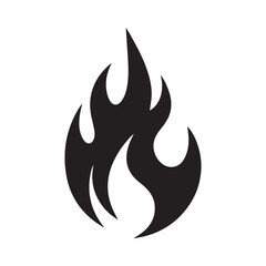 Gradient flame icon with orange and red hues isolated on white background. Modern fire symbol for design and branding