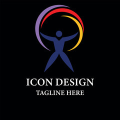 Gym Barbell Icon for Fitness Brands