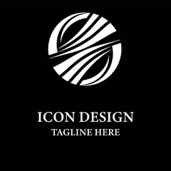 Alphabet es or se logo design vector