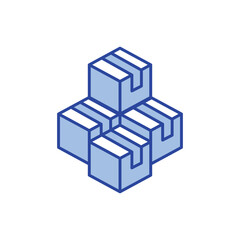 Obraz premium Inventory Icon vector stock illustration