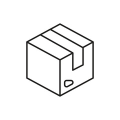 Parcel Icon vector stock illustration