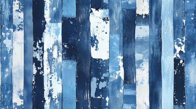Classic denim texture background image in blue tones, ideal for fashion design, textile patterns, and clothing-related visuals.